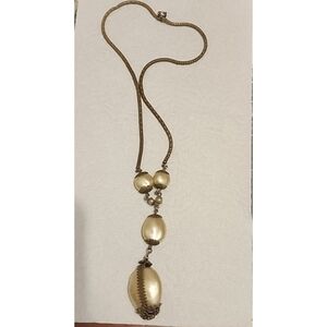 Vintage Faux‎ Pearl drop necklace